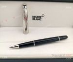 Montblanc Meisterstuck Silver Stripped Cap Rollerball Pen New Copy